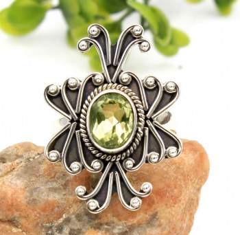 zilveren edelsteen hanger ring oorbellen sieraden 1553